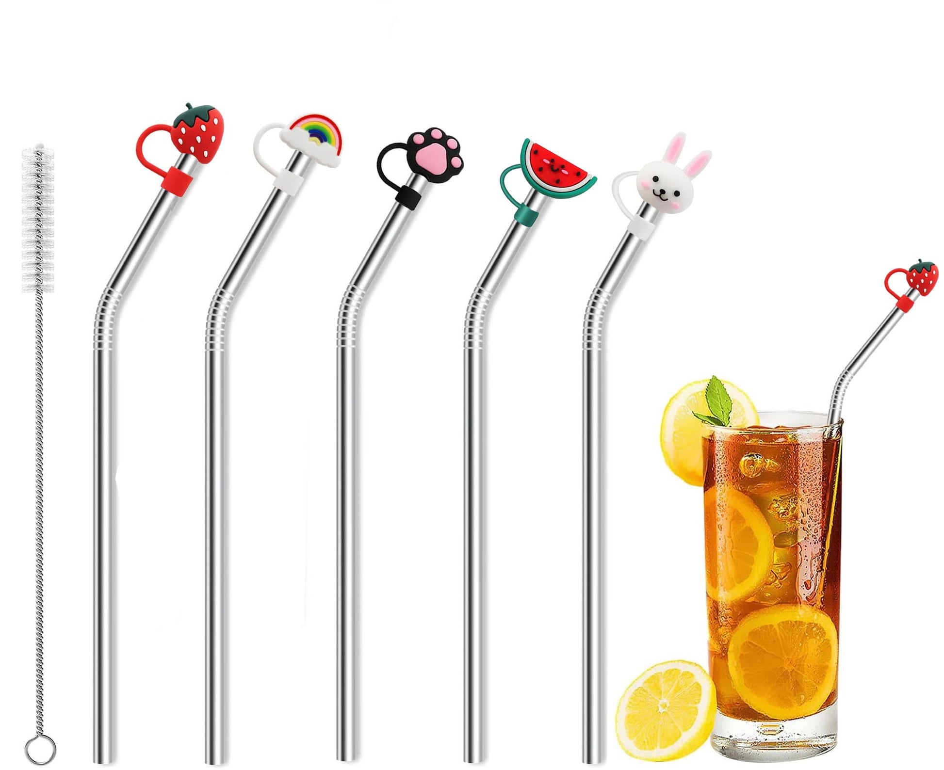 MAP-5 BEND-STRAW+5CAP+1BRUSH-PO5
