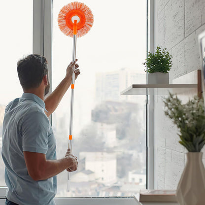 MAPPERZ Rotatable Sunflower Spin Mop 110 CM, Extendable Perfect for Effortless Cleaning Reach Every Corner with Ease, Ideal for Homes, Offices, and Quick Clean-Ups Durable and Efficient (Pack of 1)