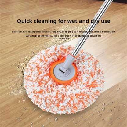 MAPPERZ Rotatable Sunflower Spin Mop 110 CM, Extendable Perfect for Effortless Cleaning Reach Every Corner with Ease, Ideal for Homes, Offices, and Quick Clean-Ups Durable and Efficient (Pack of 1)