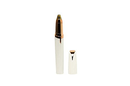 MAPPERZ Painless Electric Eyebrow Trimmer Facial Hair Remover for Women Hair Remover Kit Epilator with Cleaning Brush ((Battery Included))