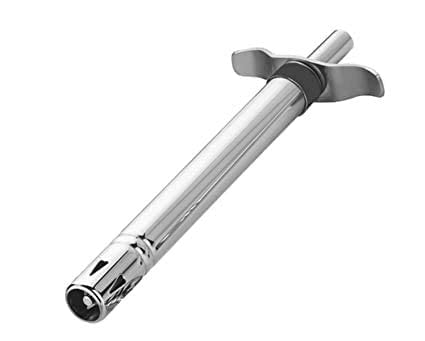 MAPPERZ Easy Grip Silver Stainless Steel Regular Lighter for Kitchen Stove, Restaurants & Kitchen Use, Silver Color, Pack of 1