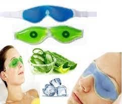 MAPPERZ Aloe Vera Cool Gel Eye Mask Summer Ice Cooling Sleeping Mask for Eye Patches