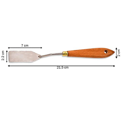 MAPPERZ Stainless Steel Artists Palette Knife Spatula Palette Knife Painting Mixing Scraper Thin and Flexible Art Tools for Oil Painting Acrylic Mixing