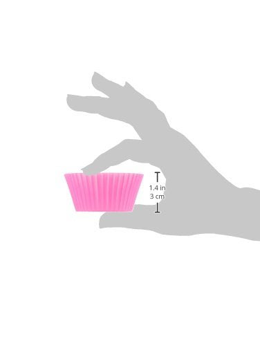 MAPPERZ Reusable & Washable Silicone Moulds Baking Cup Set Kitchen Baking Nonstick, Multicolor Tools for Muffins/Cupcake/Jelly/Cake