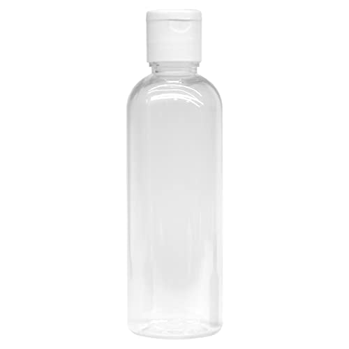 MAPPERZ Empty Squeeze Containers with Disc/Flip Top Cap, Refillable Empty Cosmetic Cylindrical Bottles, Squeeze Containers for Shampoo, Body Soap, Toner, Lotion, Cream, 100ml PC- 1