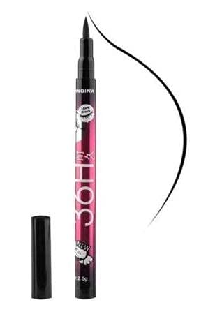 MAPPERZ 36H Precision Liquid Waterproof Lash Eyeliner Pencil/ Eye Liner, Water Resistant, Long-Lasting (Black)