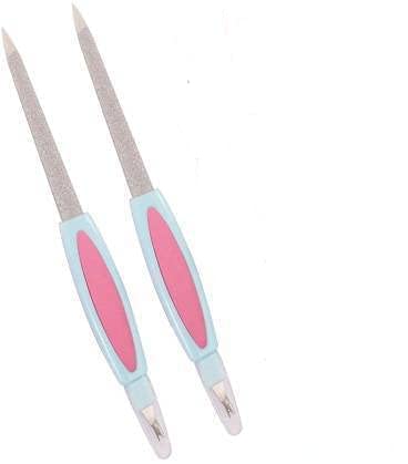 MAPPERZ Nail Filer & Cuticle Cutter(Trimmer) Combo For Women,Multifunctional Nail Files, Professional Manicure - Pack of 2
