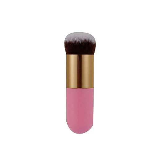 MAPPERZ Nylon Hair Makeup Cosmetic Face Powder Brush Artificial Persian Hair Blush Brush Cosmetic Face Powder Blush Brush (Pink)