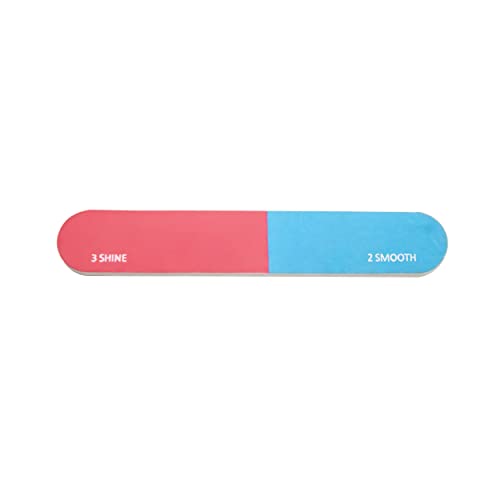 MAPPERZ Mini Grit Double Sided Nail Files And Buffer Professional Manicure/Pedicure Tool Rectangular Nail Art, Nail Care Buffer, 2 Sided Nail Care Product for Home and Salon, Random Color, Pack Of 1