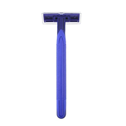 MAPPERZ Men Shaving Razor Body Hair Removal Safety Razor Twin Sharp Blades Disposable Razors
