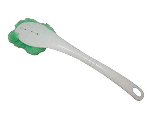 MAPPERZ Loofah Long Handle Bath Body Brush/ Loofah On a Stick for Men Women Body Wash/ Soft Nylon Mesh Sponge for Shower - Multicolor