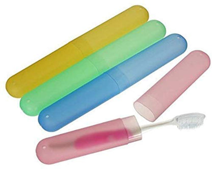 MAPPERZ Anti Bacterial Toothbrush Container/Tooth Brush Travel Covers/Case/Holder/Cases - Multicolor (Pack of 3)