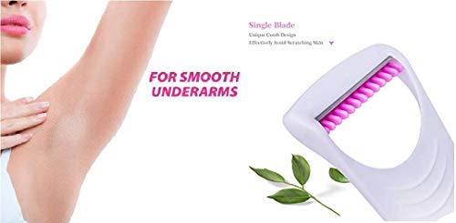 MAPPERZ Body Razor | body razor women | Disposable MAX Body & Bikini Shaving Razor For Women (6 Pcs Blade) Platinum Blade (6)
