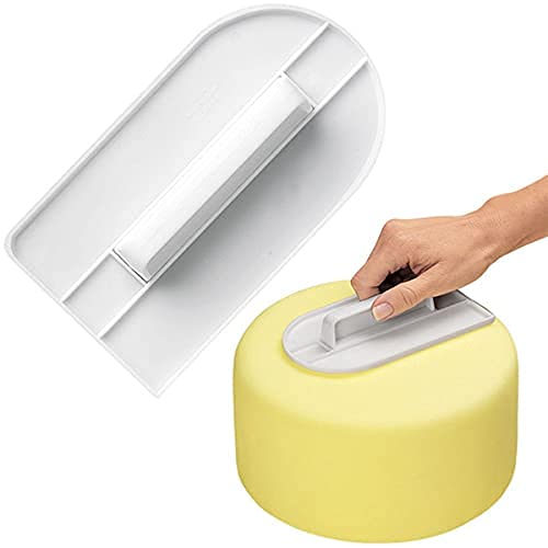 MAPPERZ Plastic Cake Smoother Polisher/Cake Decorating Baking Icing Smoother/Fondant Smoother DIY Baking Tools