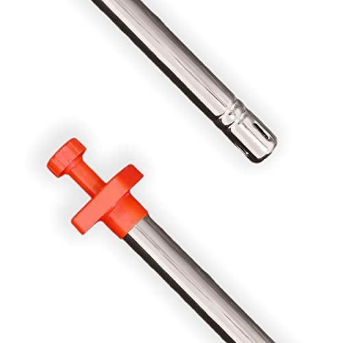 MAPPERZ Easy Grip Stainless Steel Regular Lighter for Kitchen Stove, Restaurants & Kitchen Use, Random Color, Pack of 1