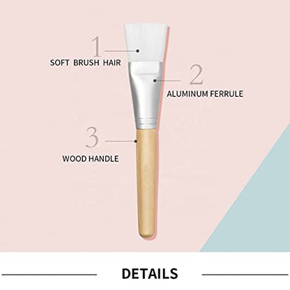 MAPPERZ Face Mask Brush for Women/Bleach Brush With Soft Bristle Color/Face Mask And Bleach Apply Brush For Women