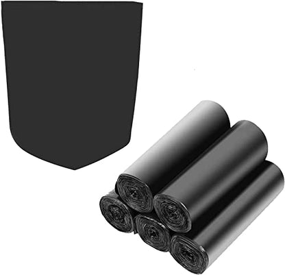 MAPPERZ Premium Biodegradable Kitchen Trash Bags, Garbage Plastic Blackout Bags, Size:- 17 X 19 Inches (Medium), 30 Bags Dustbin Bag/Trash Bag/Rolls/Extra large/Black Color, Pack Of 3 Roll