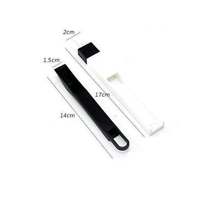 MAPPERZ Cleaning Brush for Window Frame/ Multipurpose Use Brush with Mini Dustpan, Multi Colour, 2-Pieces