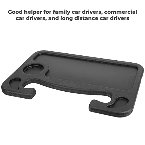 MAPPERZ Car Steering Wheel Laptop Desk Multifunctional Food Tray, Portable Tablet, iPad, Notebook Holder, Car Travel Table, Food Eating Tray On Steering Wheel, for Constant Travelers Pack of 1