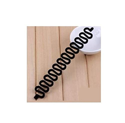 MAPPERZ French Hair Styling Clip Stick Bun Maker Braid Tool Hair Accessories Twist Plait Hair Braiding Tool - Black