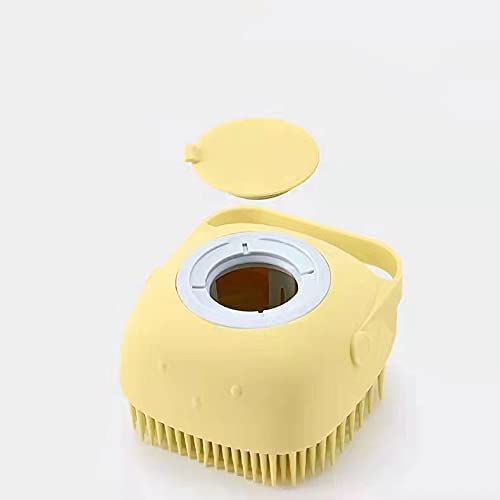 MAPPERZ Silicone Massage Bath Brush/ Exfoliating Shower Brush With Soap Dispenser/ Multi-function Gel Bath Brush Body Cleaning Pore Exfoliator - Multicolor