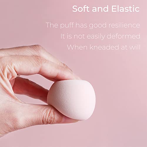 MAPPERZ Beauty Blender Sponge Set With Storage Box Makeup Sponge Puff For Foundation Blender with Egg Case and 1 Holder, Flawless for Cream, Powder and Liquid (8PCS,)