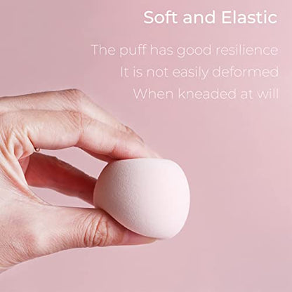 MAPPERZ Beauty Blender Sponge Set With Storage Box Makeup Sponge Puff For Foundation Blender with Egg Case and 1 Holder, Flawless for Cream, Powder and Liquid (8PCS,)
