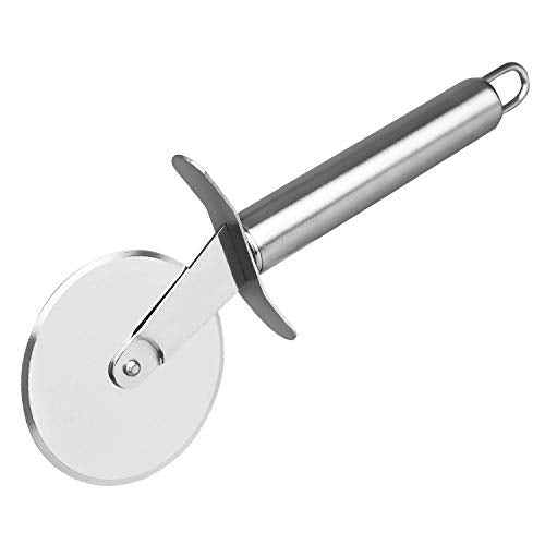 MAPPERZ Stainless Steel Pizza Cutter/ Pastry Cake Slicer/ Sandwich Bread Cutter/ Sharp Wheel Type