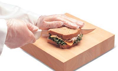 MAPPERZ Disposable Transparent Hand Gloves Free Size Pack of 100 (Pair 50)