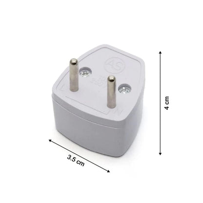MAPPERZ Universal Travel Adapter/Plug 3-Hole Adaptor Plug Swiss Plug to Universal Socket Travel Plug Adapter - Multicolor
