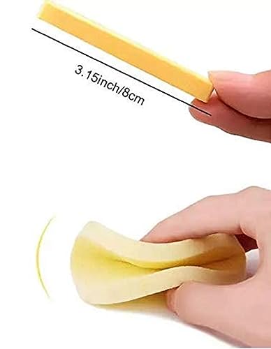 Mapperz Facial Cleaning Wash Puff Sponge Stick Face Cleansing Pad Sponge For Face Cleaning (Pack of 12, Multicolor)