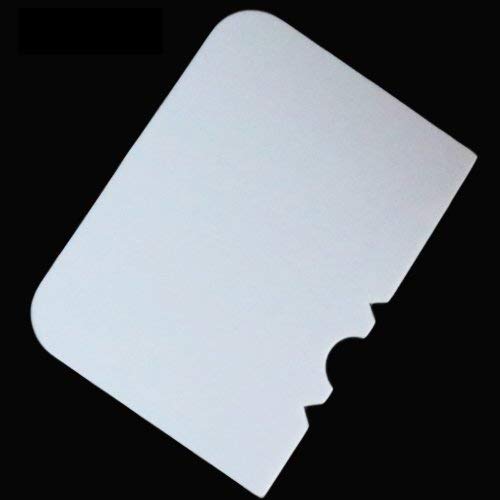 MAPPERZ Cake Cutter/Chopper/Smoother Icing Fondant Cake Decorating Pastry Baking Tool Dough Bench Scraper - White (Pack of 4)
