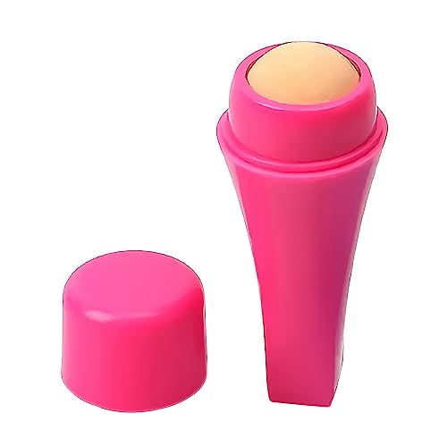 MAPPERZ Oil-absorbing Volcanic Roller, Reusable Portable Oily Skin Control On the Go, Instant Results Remove Excess Shine Rolling Stone for Oil Face Care, Natural Stone Mini Massager, Pack Of 1