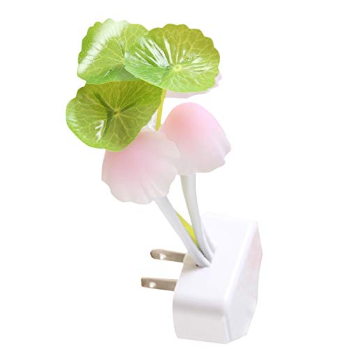 MAPPERZ Mushroom Shape Magic Night Light Lamp/Smart Night Bulb with Plug for Bedroom, Home Decoration (Pack of 1)