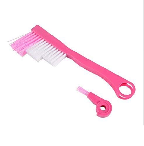 MAPPERZ Window Frame Cleaning Dust 3 Stepped Sash Brush with Mini Brush - Multicolor