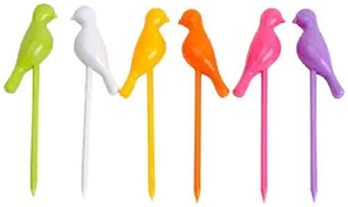 MAPPERZ Fancy Bird Fork/Attractive on Table and Ideal Fork for Eating Fruits/Tree Shape Holder Stand - Pack of 1