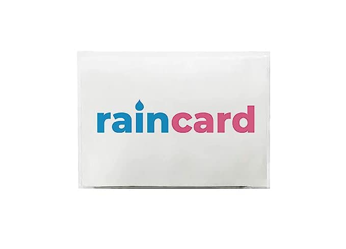 MAPPERZ Unisex Pocket Rain Coat Single Layer Disposable Rain Card for Men Women, Free Size