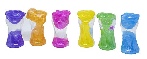 MAPPERZ Crystal Clear Slime Bottle Putty Toy for Kids Boys Girls - Multicolor (Pack of 2)