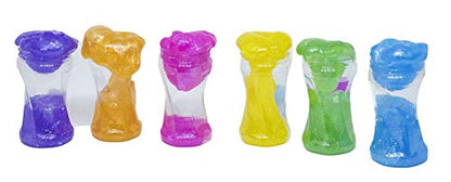 MAPPERZ Crystal Clear Slime Bottle Putty Toy for Kids Boys Girls - Multicolor (Pack of 2)