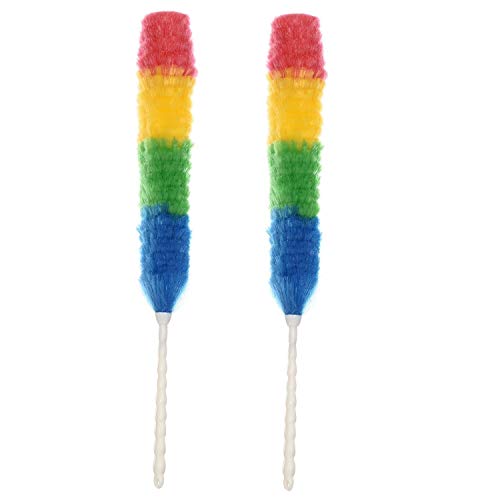MAPPERZ Feather Duster for Easy to Cleaning Multicolor Microfiber Duster for Easy Cleaning of Home Office Car (Pack of 1)