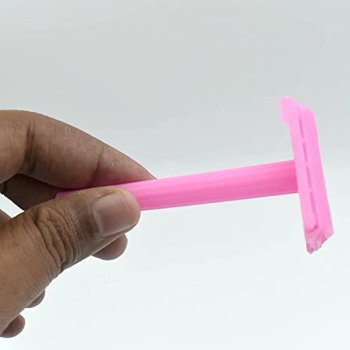 MAPPERZ Safety Shaving Universal Razor with Plastic Grip Handle Close, Clean & Smooth Shaving Razor for Men
