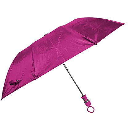 MAPPERZ Light And Beautiful Travel Umbrella, Automatic, Strong, Premium Grip, Vibrant Designs, Folding Umbrella for Rain, Sun Light for 2 Persons for Adult Men Women, Random Color