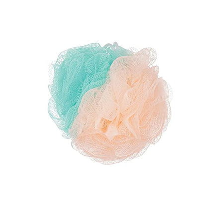 MAPPERZ Bath Shower Loofah Sponge Pouf/Body Scrubber Exfoliator/Round Loofah for Men and Women (Pack of 1)