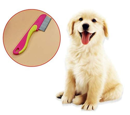MAPPERZ Lice Treatment Comb for Head Lice with Long Handle/ Nit Lice Egg Removal Stainless steel Long Teeth For Men Women