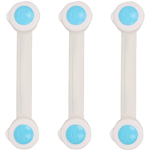 MAPPERZ Baby Infant Child Safety Strip Locks for Cabinets/Drawers/Toilet/Fridge & More