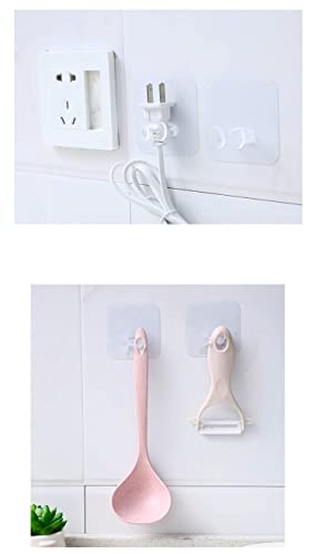 MAPPERZ Wall Mounted Power Plugs Socket Holder Stickers Adhesive Hook for Wall