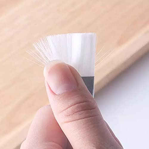 MAPPERZ Facial Mask Application Brush Women Face Pack Makeup Cosmetic Soft Brush Tool - Transparent & White Color, Cosmetic Tools with Clear Plastic Handle, Soft Facial Application Brush :- Pack Of 1
