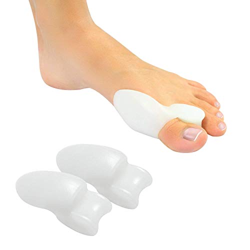 MAPPERZ Gel Big Toe Bunion Guards/Toe Spreaders Bunion Pads Big Toe Separator Cushion Straightener/Gel Toe Spacers, Protectors, Corrector - 1 Pair