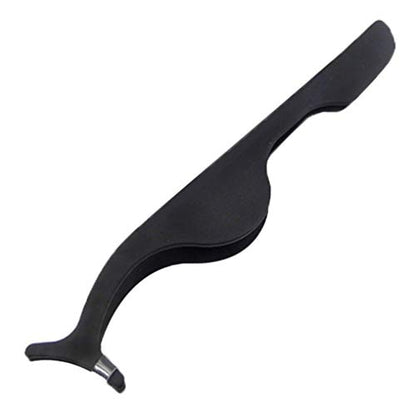 MAPPERZ Stainless Steel False Eyelashes Extension Applicator Tool Fish Tail Clip Auxiliary Clip Tweezers Nipper Tool