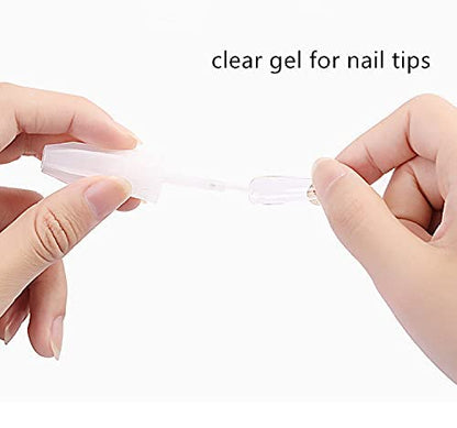 MAPPERZ Artificial Nail Glue/Nail Art Glue For French False Tips and Rhinestones Manicure/Super Strong Instant Adhesive For Professional Nail Art Extension - 10G